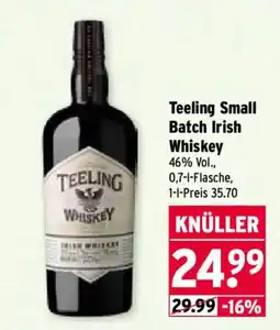 Wasgau Teeling Small Batch Irish Whiskey Angebot