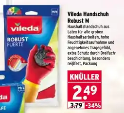 Wasgau Vileda Handschuh Robust M Angebot