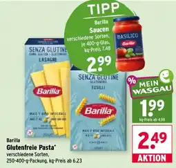 Wasgau Barilla Glutenfreie Pasta Angebot