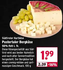 Wasgau Pustertaler Bergkäse Angebot