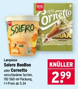 Wasgau Langnese Solero BonBon Angebot