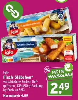 Wasgau Iglo Fisch-Stäbchen* Angebot