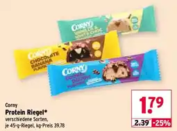 Wasgau Corny Protein Riegel* Angebot