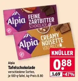 Wasgau Alpia Tafelschokolade Angebot
