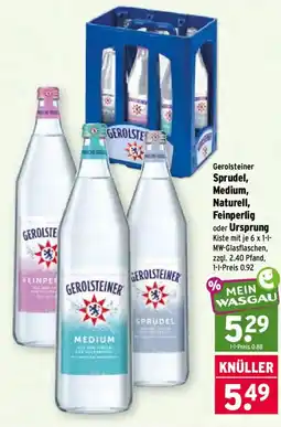 Wasgau Gerolsteiner Sprudel Angebot