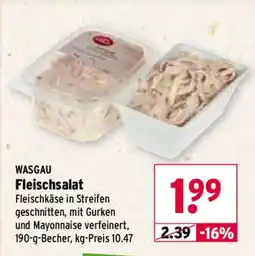 Wasgau WASGAU Fleischsalat Angebot