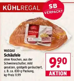 Wasgau WASGAU Schäufele Angebot