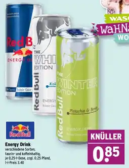 Wasgau Red Bull Energy Drink Angebot