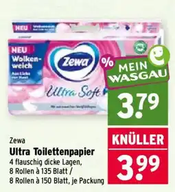 Wasgau Zewa Ultra Toilettenpapier Angebot