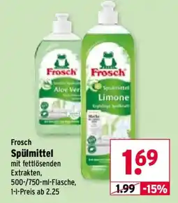 Wasgau Frosch Spülmittel Angebot