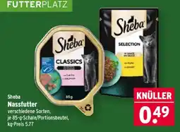 Wasgau Sheba Nassfutter Angebot