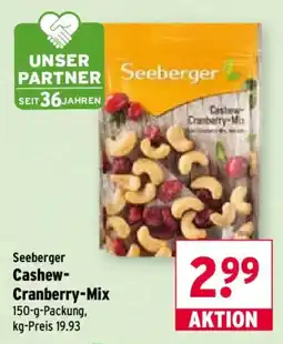 Wasgau Seeberger Cashew-Cranberry-Mix Angebot