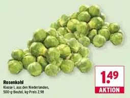 Wasgau Rosenkohl Angebot