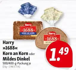 Nah & Frisch Harry »1688« Korn an Korn oder Mildes Dinkel Angebot