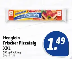 Nah & Frisch Henglein Frischer Pizzateig XXL Angebot