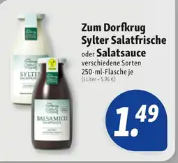 Nah & Frisch Zum Dorfkrug Sylter Salatfrische oder Salatsauce Angebot