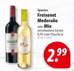 Nah & Frisch Freixenet Mederanño oder Mia Angebot