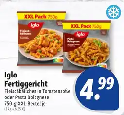 Nah & Frisch Iglo Fertiggericht Angebot