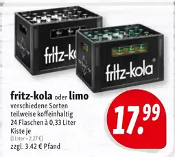 Nah & Frisch fritz-kola oder limo Angebot