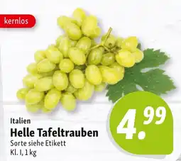 Nah & Frisch Helle Tafeltrauben Angebot