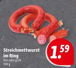 Nah & Frisch Streichmettwurst im Ring Angebot