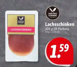 Nah & Frisch QUALITÄTS FLEISCHEREI LACHSSCHINKEN Angebot