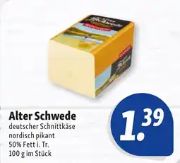 Nah & Frisch Alter Schwede deutscher Schnittkäse Angebot