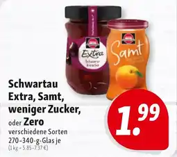 Nah & Frisch Schwartau Extra, Samt, weniger Zucker, oder Zero Angebot