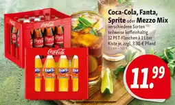Nah & Frisch Coca-Cola, Fanta, Sprite oder Mezzo Mix Angebot