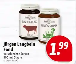 Nah & Frisch Jürgen Langbein Fond Angebot
