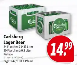 Nah & Frisch Carlsberg Lager Beer Angebot