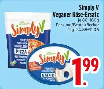 E-Center Simply V Veganer Käse-Ersatz Angebot