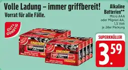 E-Center GUT & GÜNSTIG Alkaline Batterien Angebot