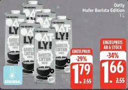Edeka Oatly Hafer Barista Edition Angebot