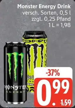 Edeka Monster Energy Drink Angebot