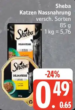Edeka Sheba Katzen Nassnahrung Angebot