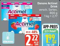 Edeka Danone Actimel Drink Angebot