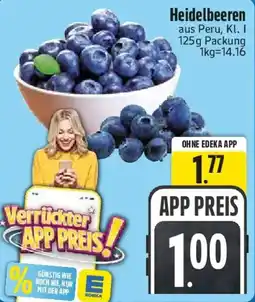 E-Center Heidelbeeren Angebot