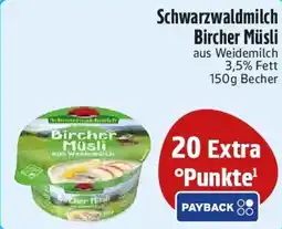 E-Center Schwarzwaldmilch Bircher Müsli Angebot