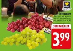 E-Center Herzstücke Tafeltrauben Angebot