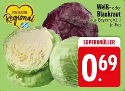 E-Center Weiß- oder Blaukraut Angebot