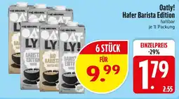 E-Center Oatly! Hafer Barista Edition Angebot