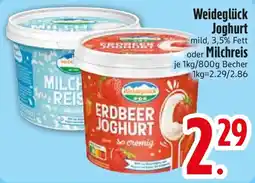 E-Center Weideglück Joghurt Angebot