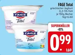 E-Center FAGE Total griechischer Joghurt Angebot