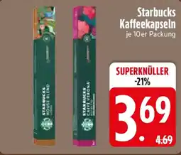 E-Center Starbucks Kaffeekapseln Angebot