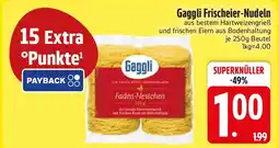 E-Center Gaggli Frischeier-Nudeln Angebot