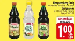 E-Center Hengstenberg Essig oder Essigessenz Angebot
