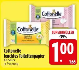 E-Center Cottonelle feuchtes Toilettenpapier Angebot