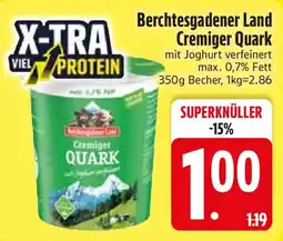 E-Center Berchtesgadener Land Cremiger Quark Angebot