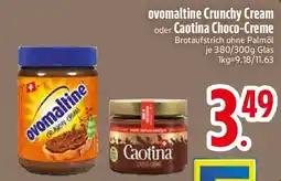 E-Center ovomaltine Crunchy Cream oder Caotina Choco-Creme Angebot